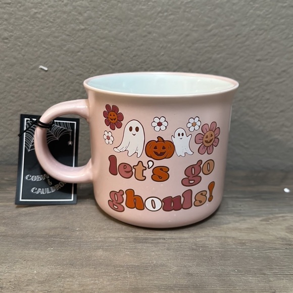 Cobwebs & Caulrons Let’s Go Ghouls Mug - Picture 1 of 3